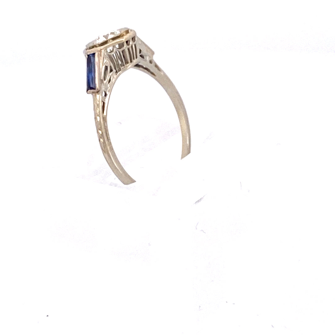 Own a Piece of History: Antique Solitaire Diamond Ring by Belais Jewelers