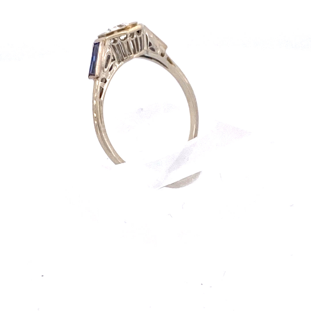 Own a Piece of History: Antique Solitaire Diamond Ring by Belais Jewelers