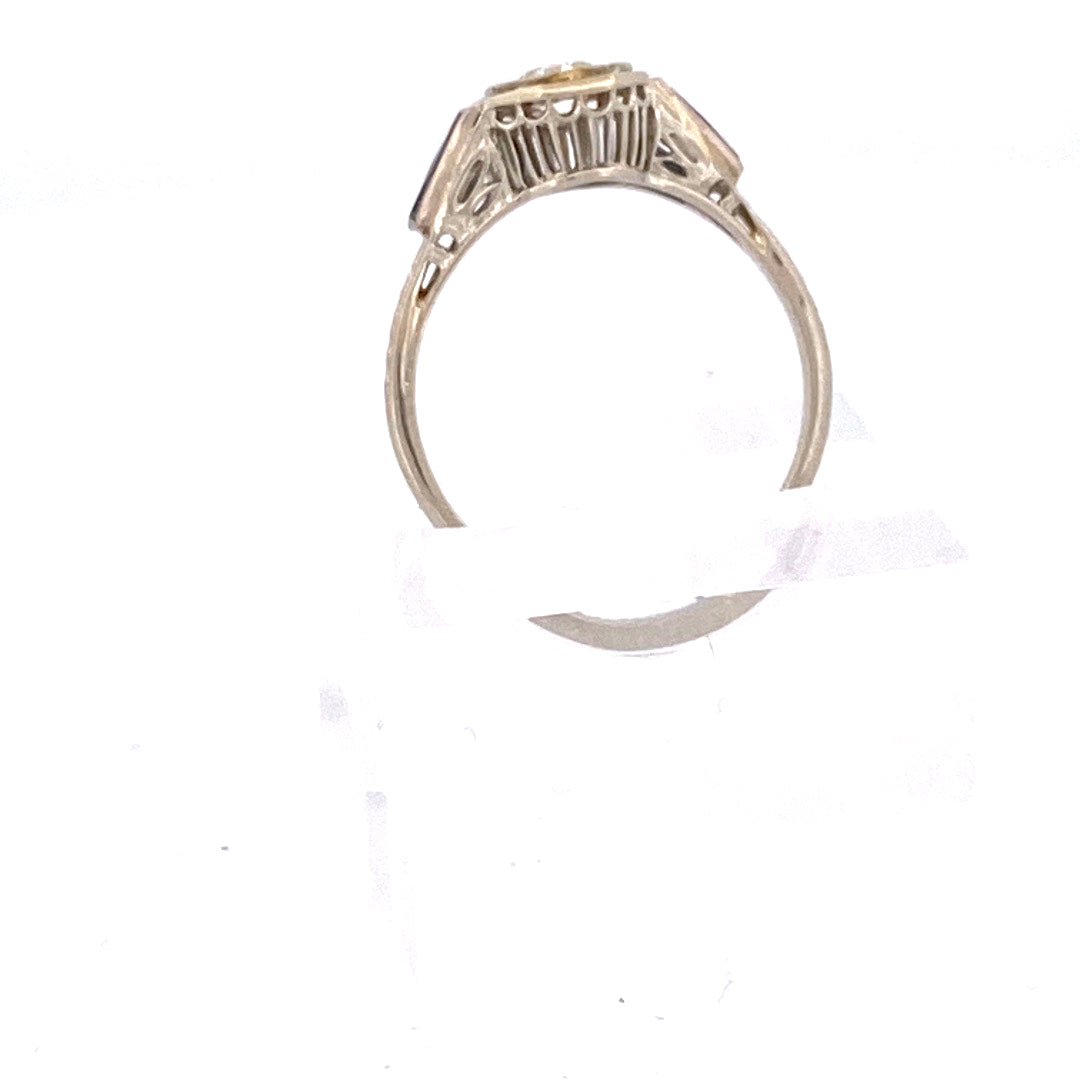 Own a Piece of History: Antique Solitaire Diamond Ring by Belais Jewelers