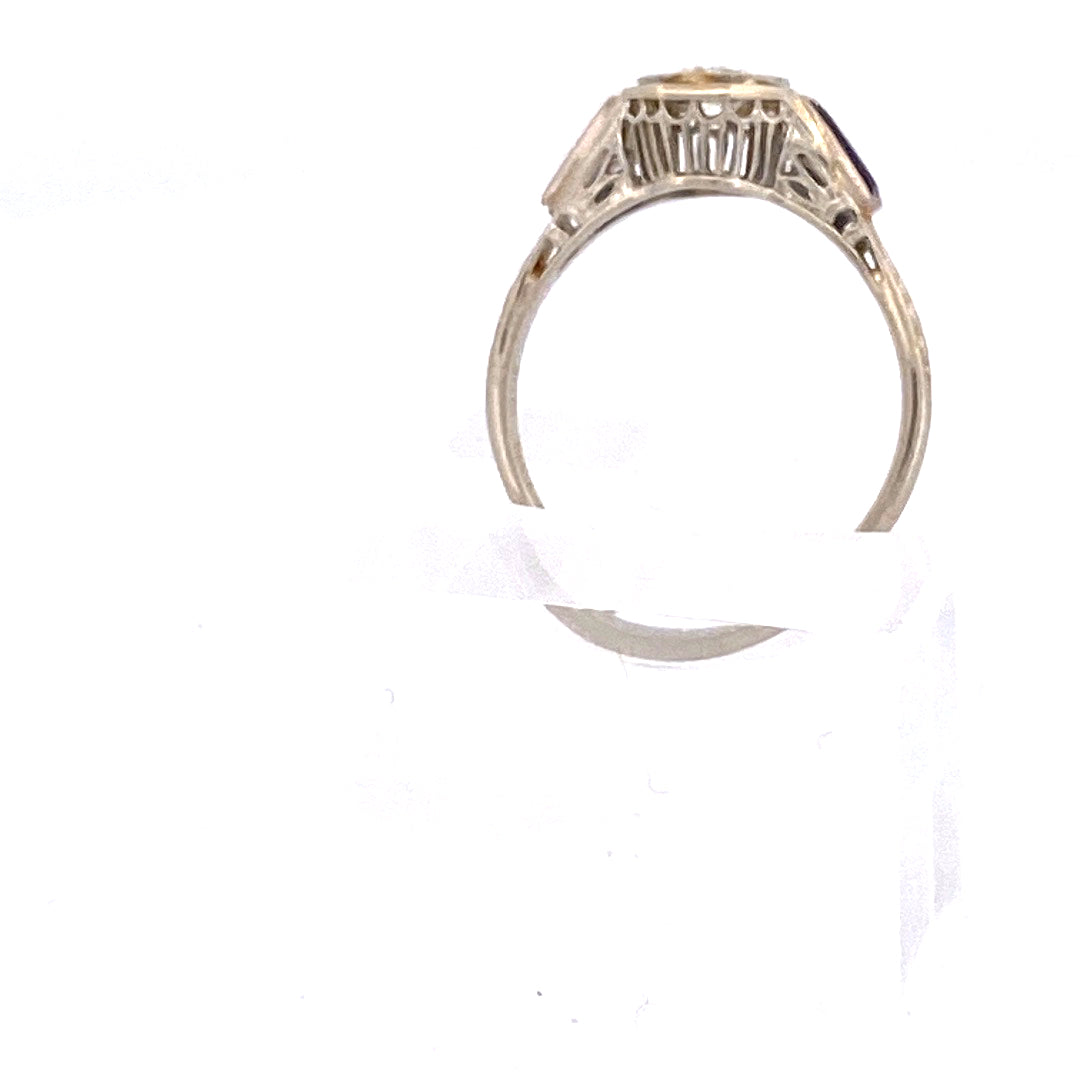 Own a Piece of History: Antique Solitaire Diamond Ring by Belais Jewelers