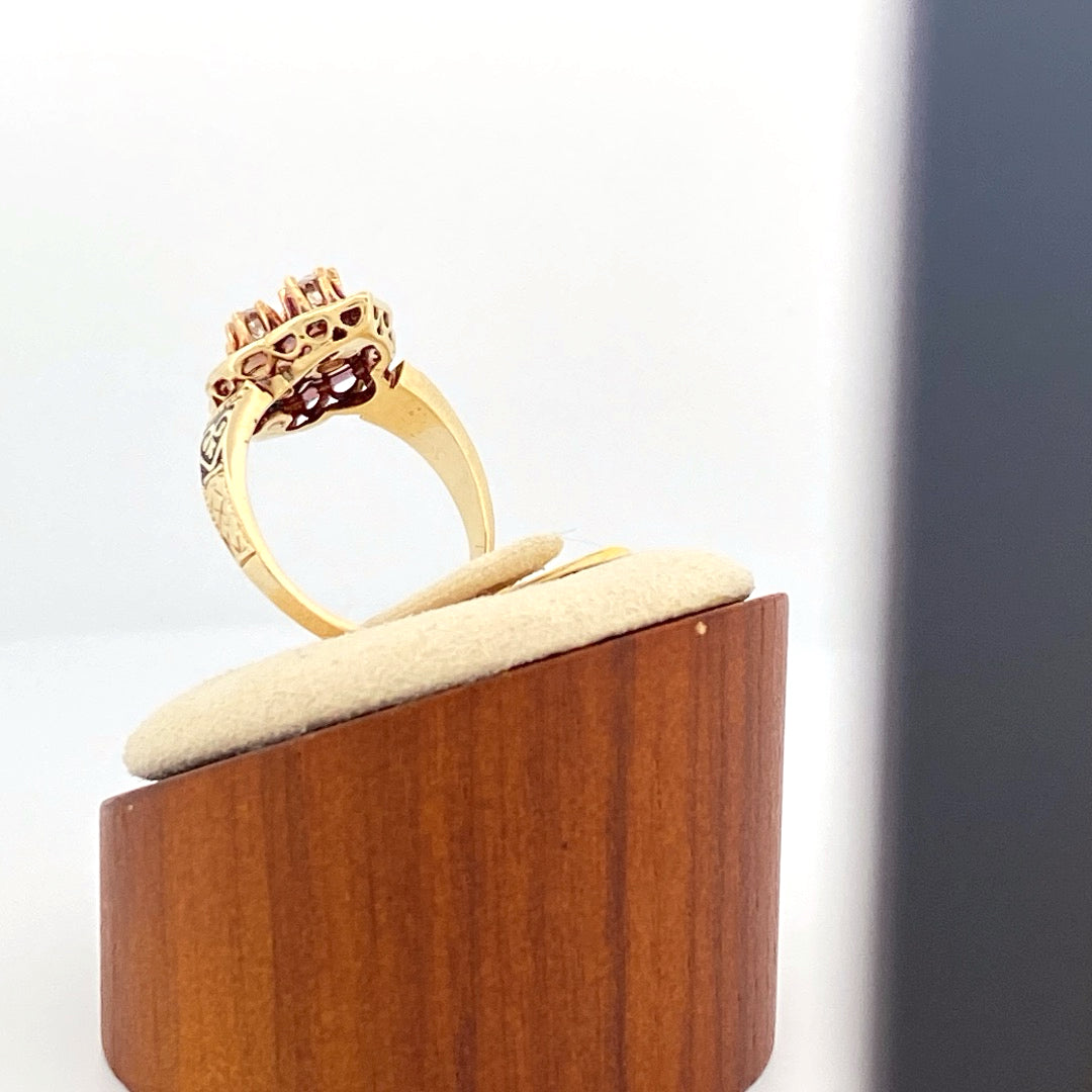 Unveiling a Vintage Treasure: Antique Diamond &amp; Black Enamel Ring (On Consignment)