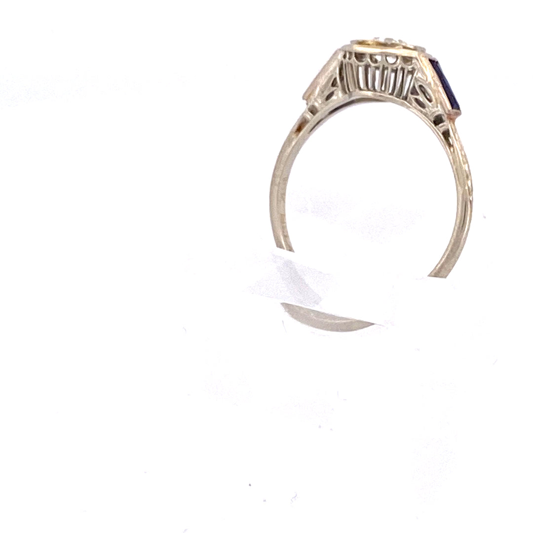 Own a Piece of History: Antique Solitaire Diamond Ring by Belais Jewelers