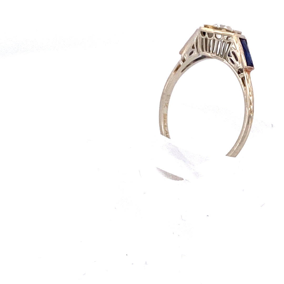 Own a Piece of History: Antique Solitaire Diamond Ring by Belais Jewelers