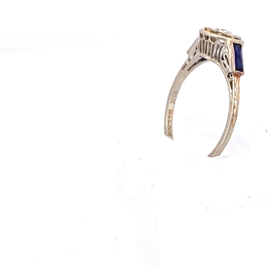 Own a Piece of History: Antique Solitaire Diamond Ring by Belais Jewelers