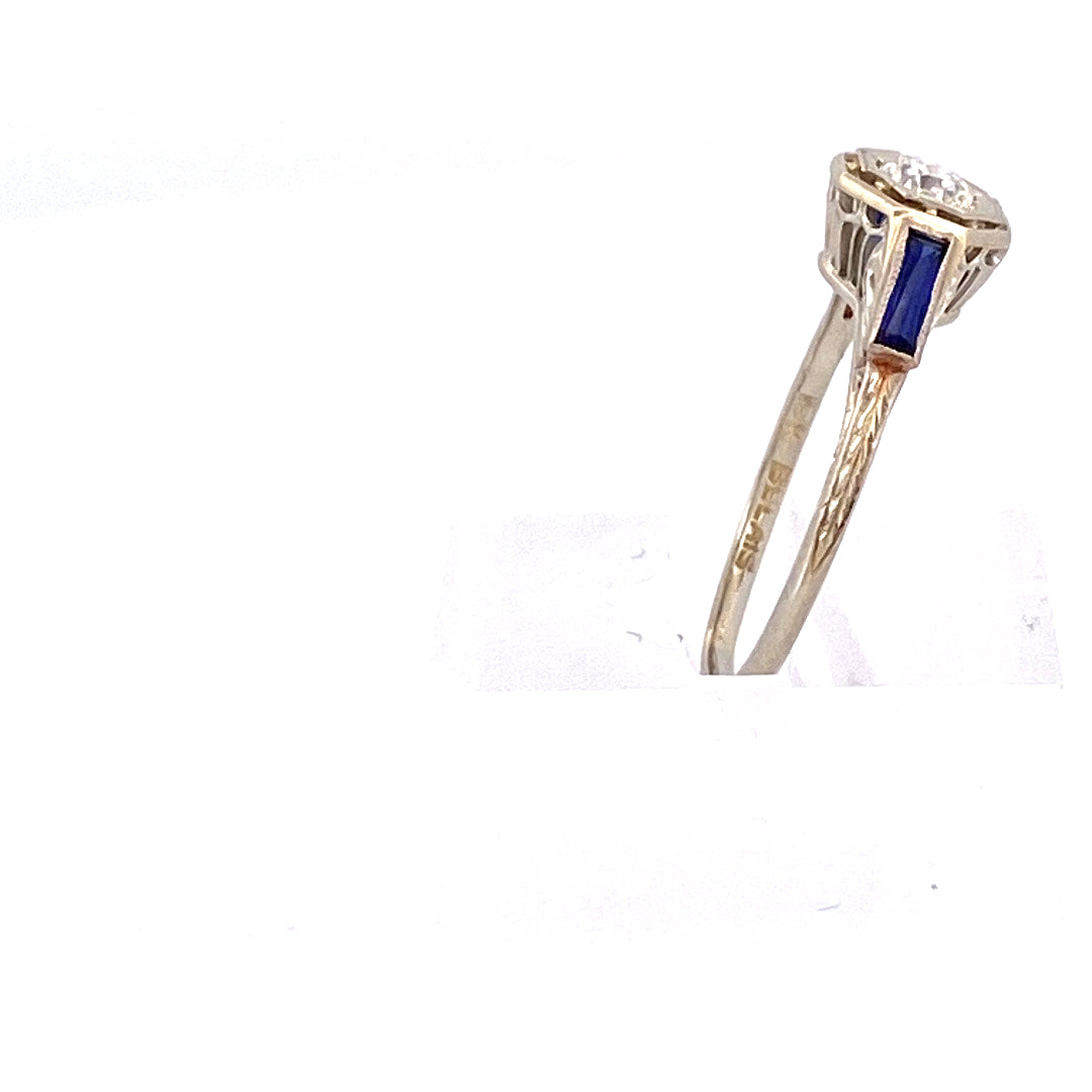 Own a Piece of History: Antique Solitaire Diamond Ring by Belais Jewelers