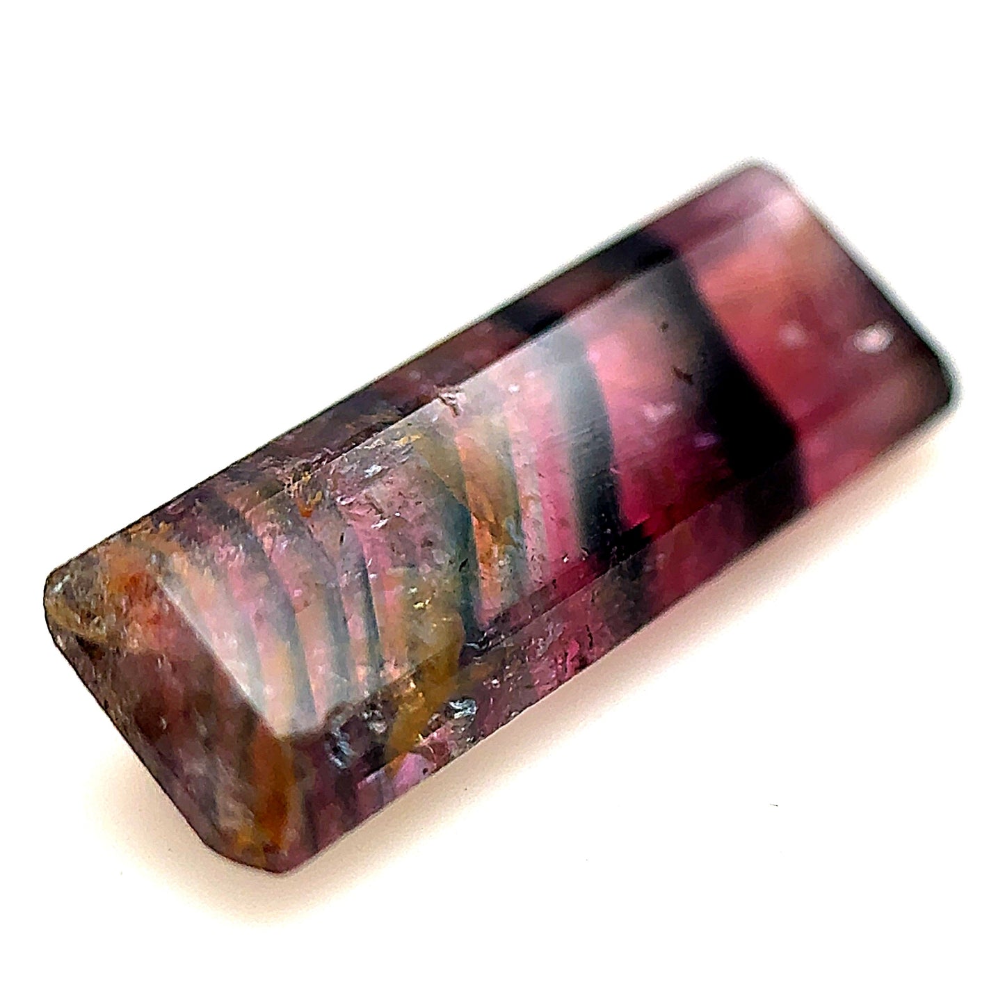 Rectangular Step Cut Polychroic Elbaite Tourmaline - 1.68 Carat