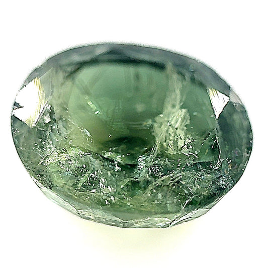 Bi-Color Green Tourmaline - Oval Mixed Cut