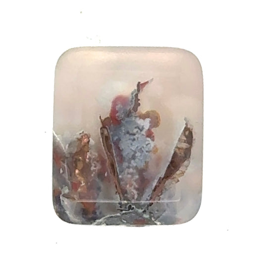 Picture Agate - Rectangular Cabochon with Flat Sides