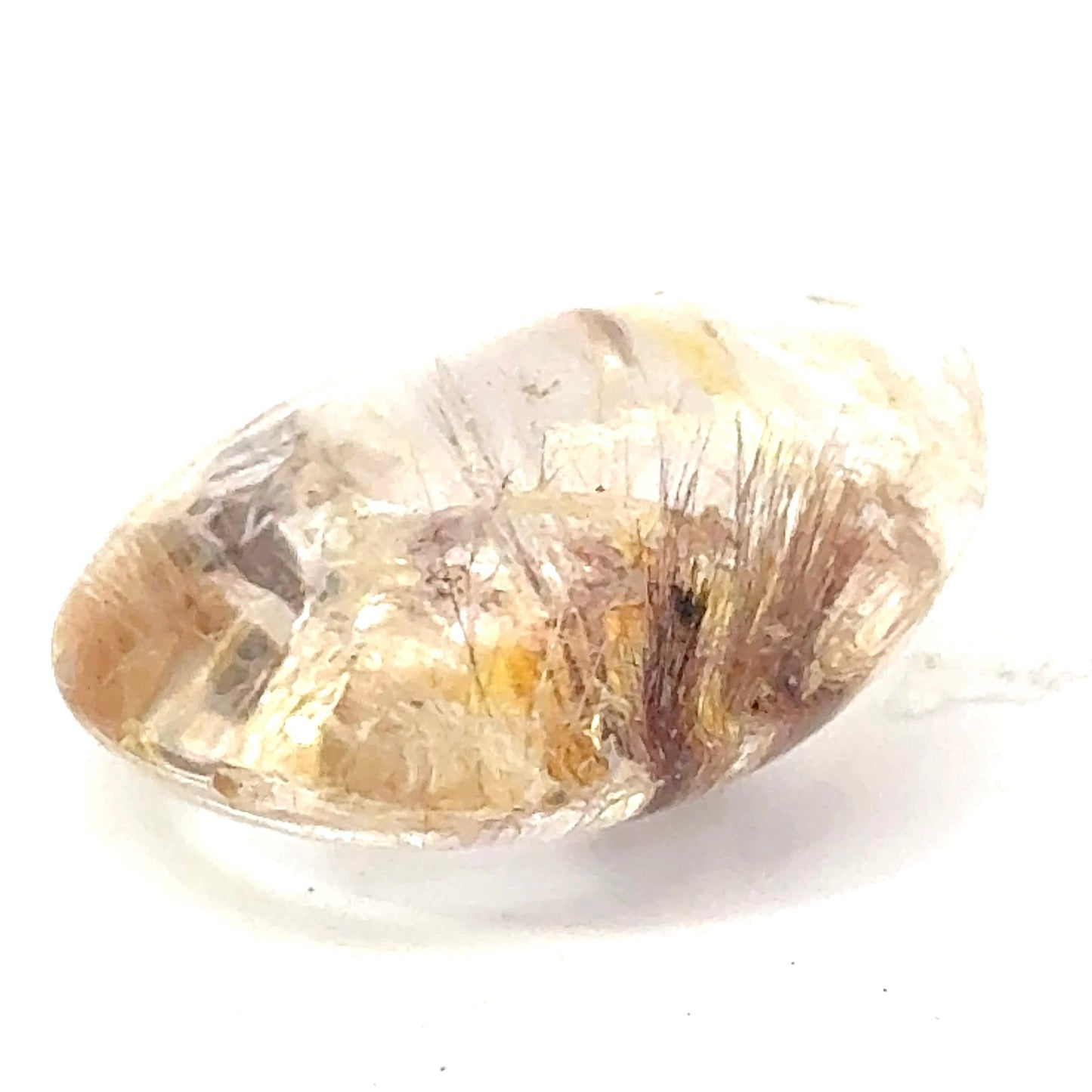 Rutilated Quartz Bead - 26.4 Carats Pear Shape