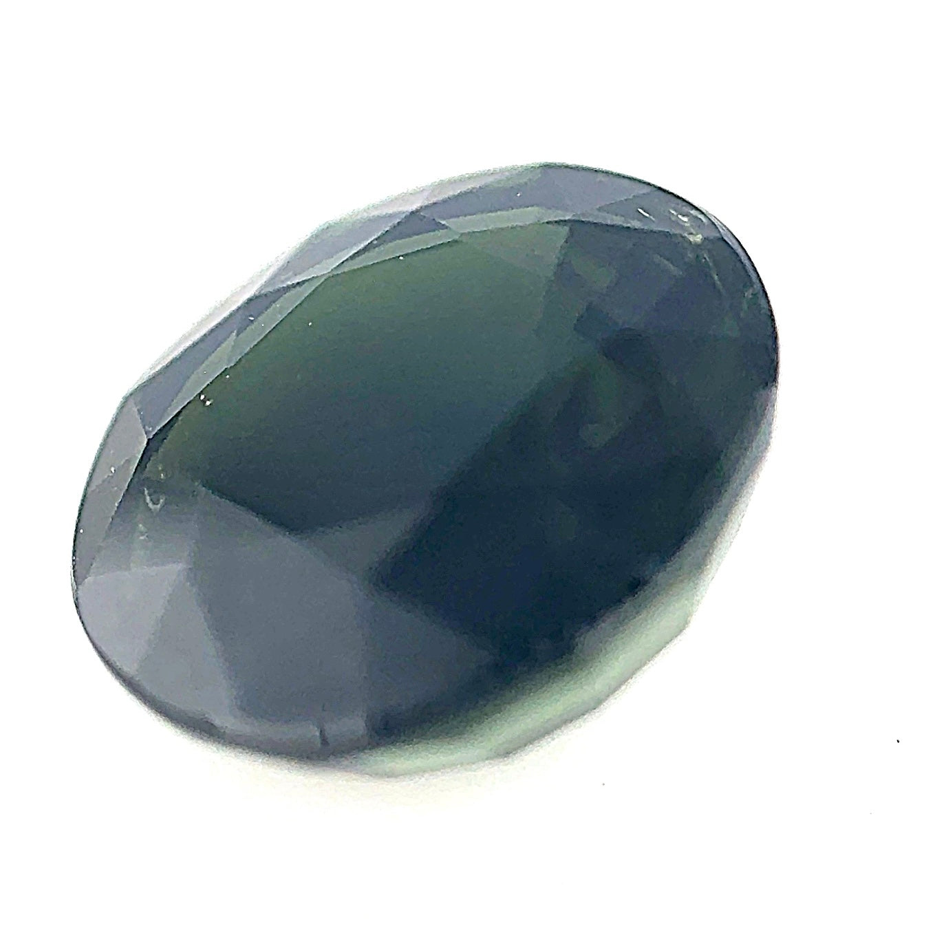 Dark Green Tourmaline - Native Round Cut