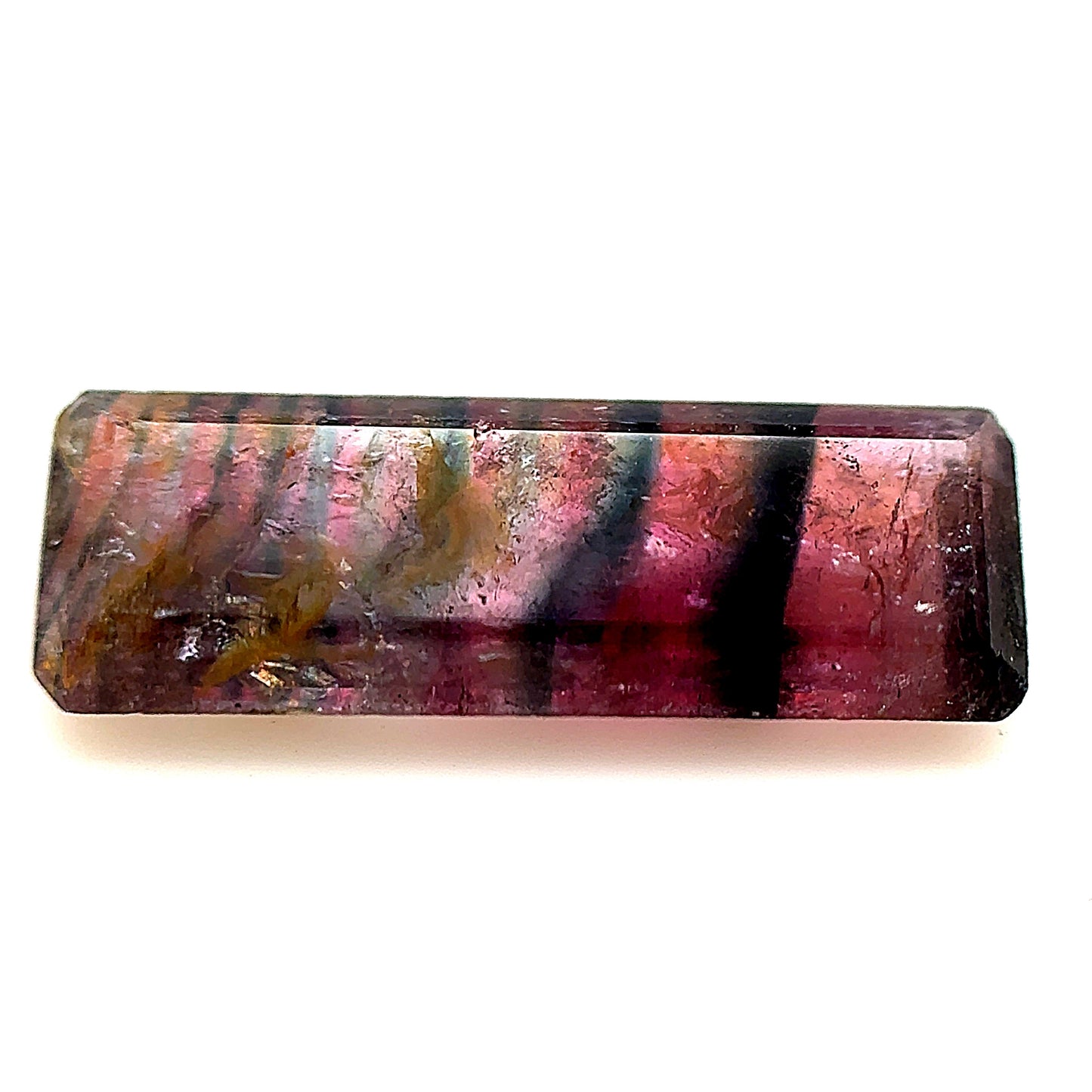 Rectangular Step Cut Polychroic Elbaite Tourmaline - 1.68 Carat