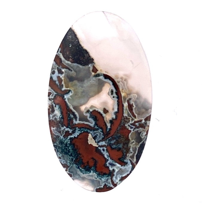 Picture Agate - Chalcedony Cabochon