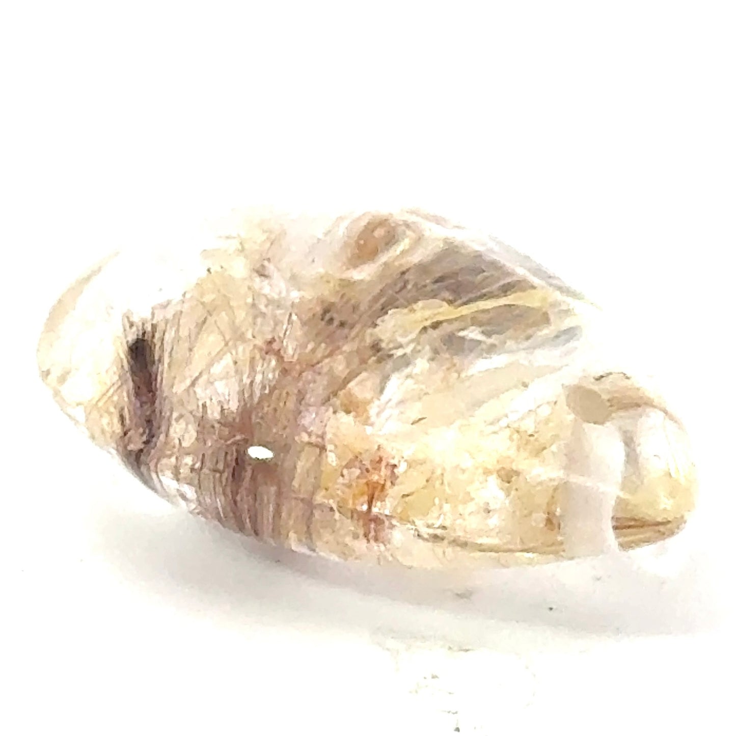 Rutilated Quartz Bead - 26.4 Carats Pear Shape