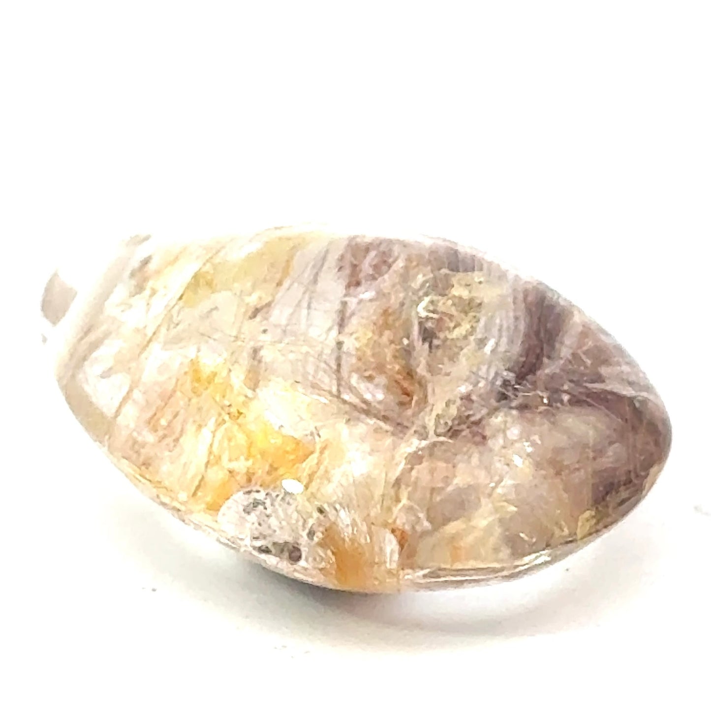 Rutilated Quartz Bead - 26.4 Carats Pear Shape