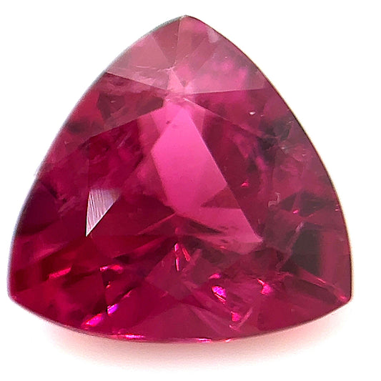 Rubellite Tourmaline - 1.32Ct. Trillion Cut